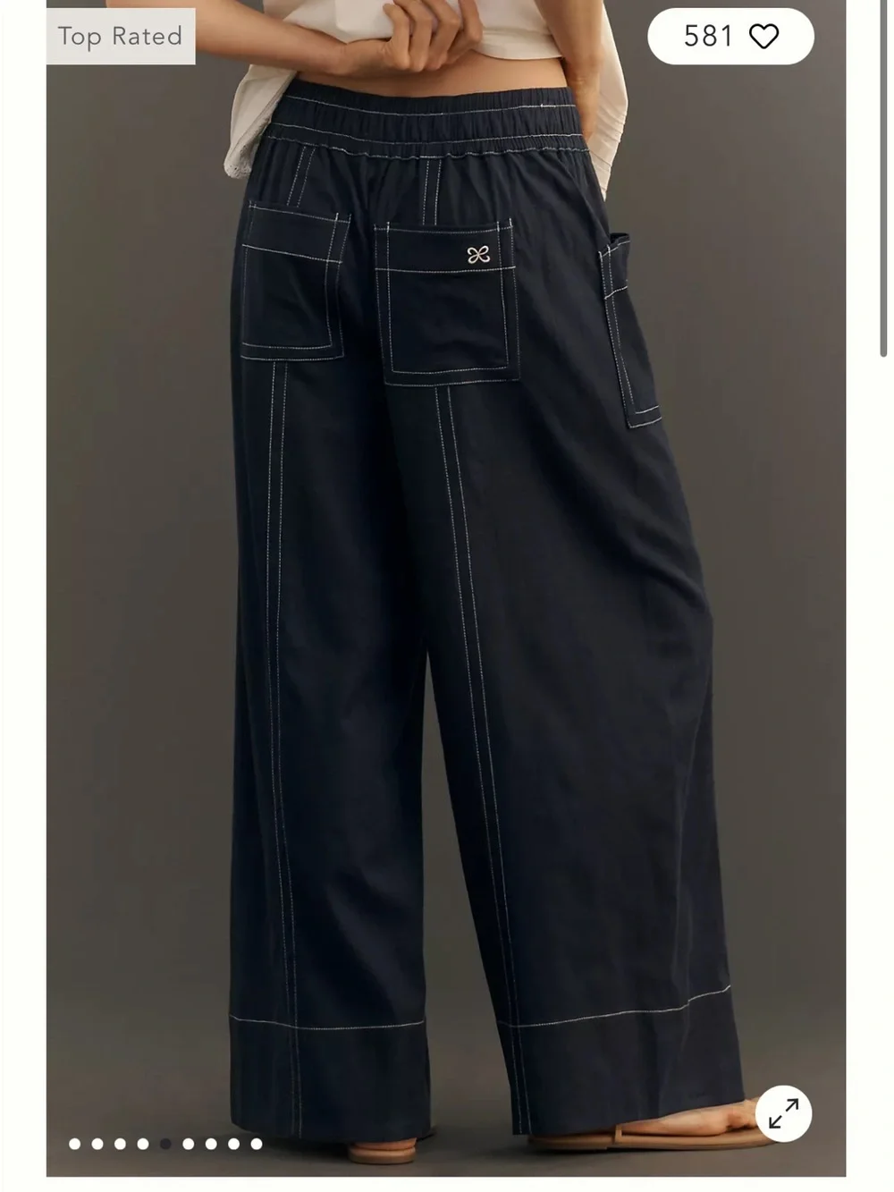 Anthropologie Maeve La ponche pull on pants - Picture 3 of 4